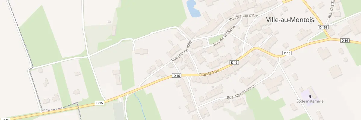 Plan du 10 Rue Jeanne d’Arc à Ville-au-Montois