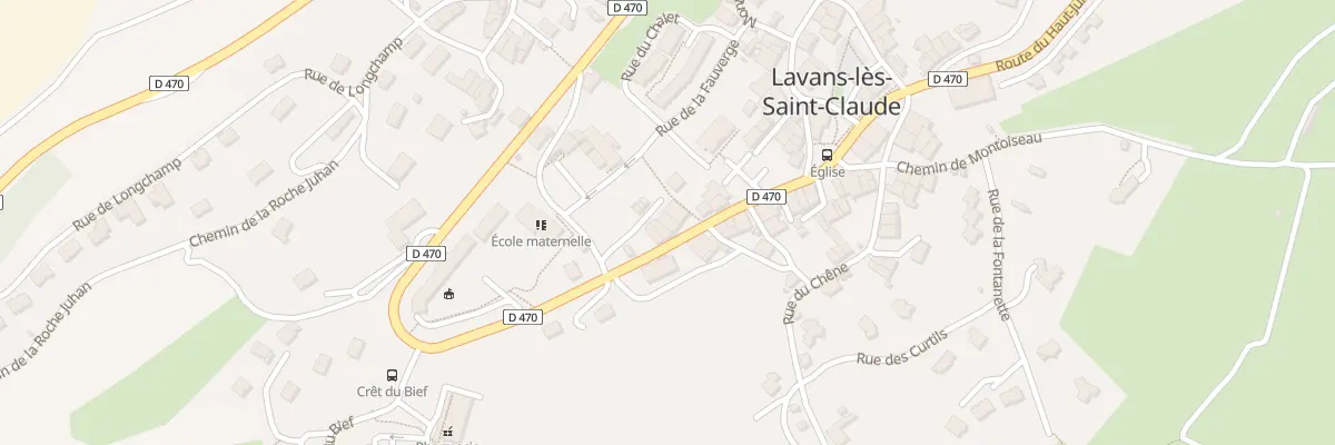 Plan du 853 Rte du Haut-Jura à Lavans-lès-Saint-Claude