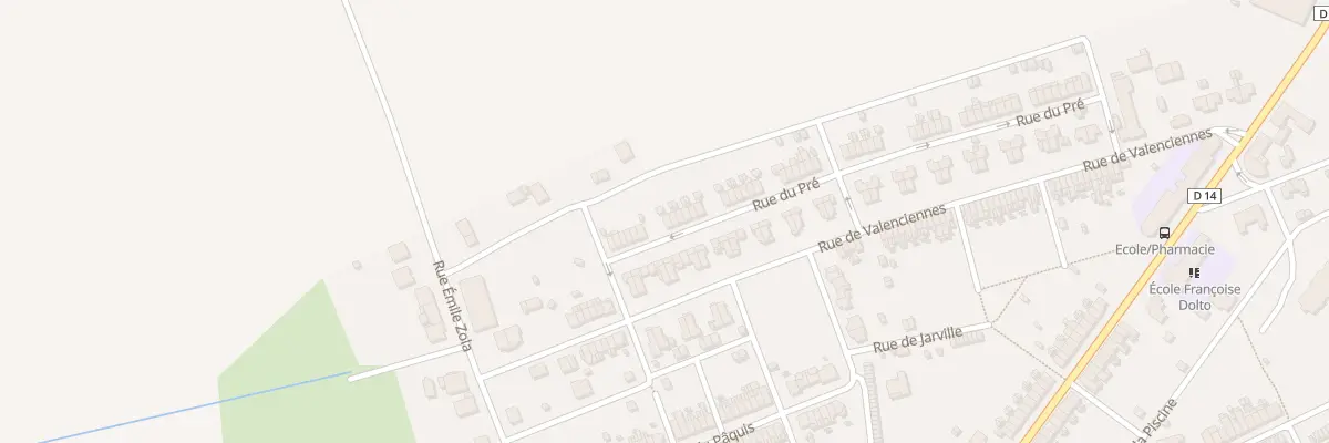 Plan du 110 Rue du Pré à Joudreville