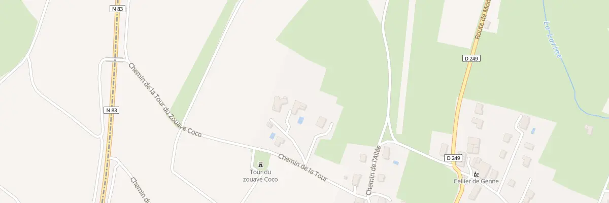 Plan du 5149 Che des Crêts à Montigny-lès-Arsures