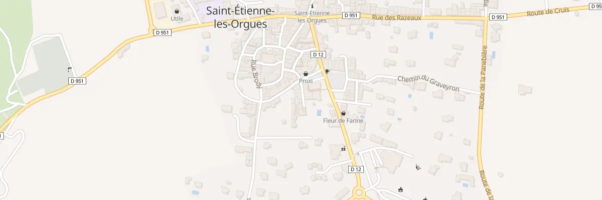 Plan du 5180 Rue de l’Enfer à Saint-Étienne-les-Orgues