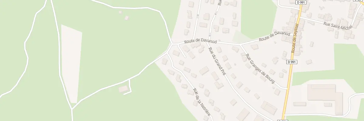 Plan du 34 Rue de la Netriere à Billiat