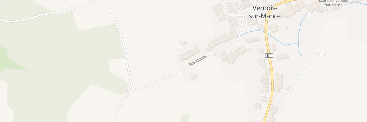 Plan du 28 Rue Neuve à Vernois-sur-Mance