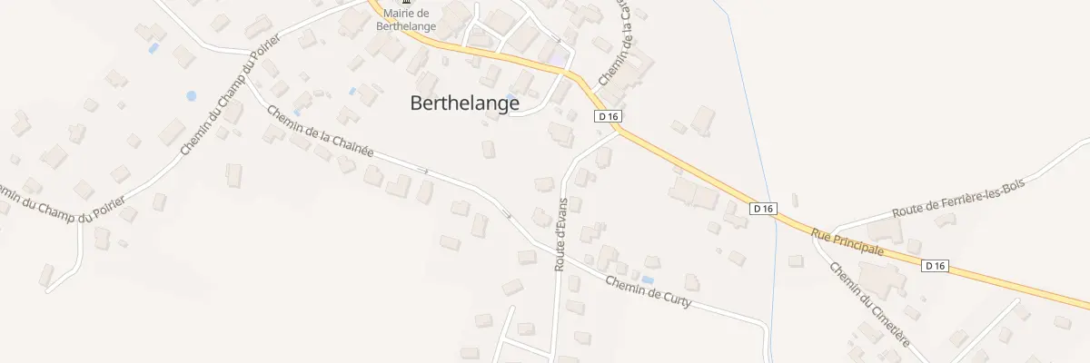 Plan du 2 Rue d’Evans à Berthelange