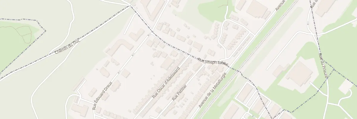 Plan du 59 Rue Oscar d’Adelsward à Longwy