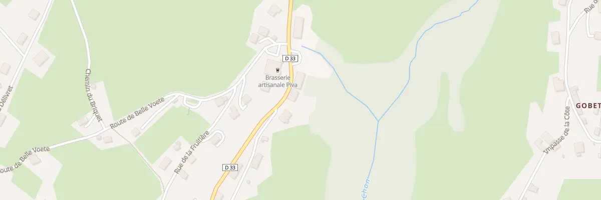 Plan du 155 Rte de la Fauconniere à Belleydoux
