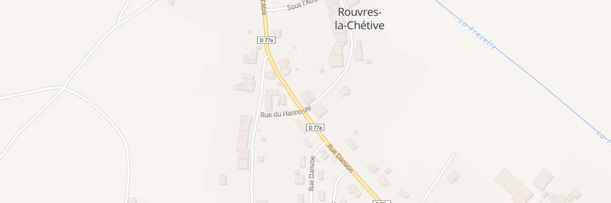 Plan du 7 Rue Danvoe à Rouvres-la-Chétive