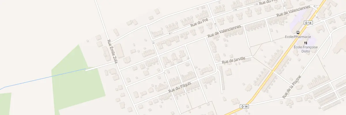 Plan du 119 Rue de Valenciennes à Joudreville