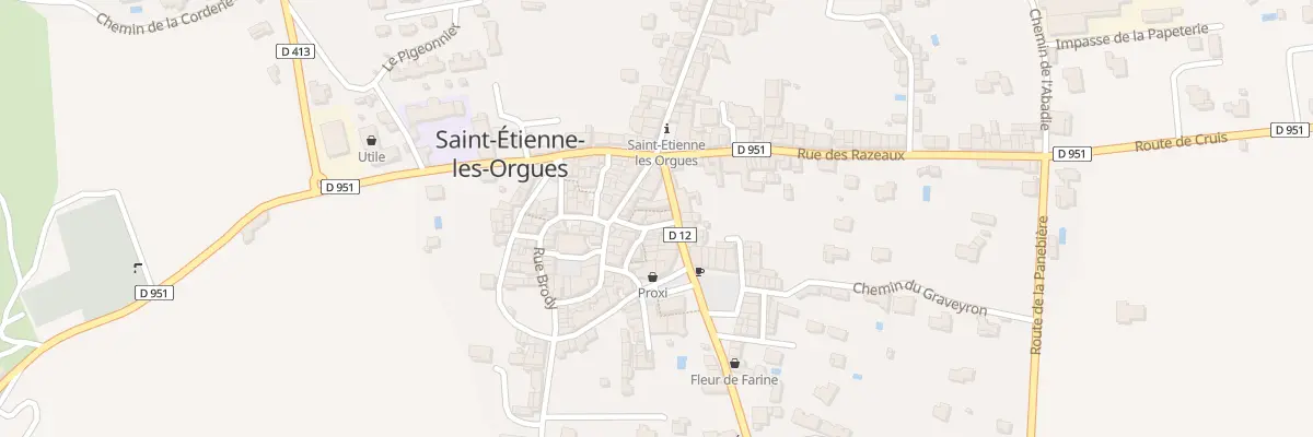 Plan du 24 Rue de la Chapelle à Saint-Étienne-les-Orgues