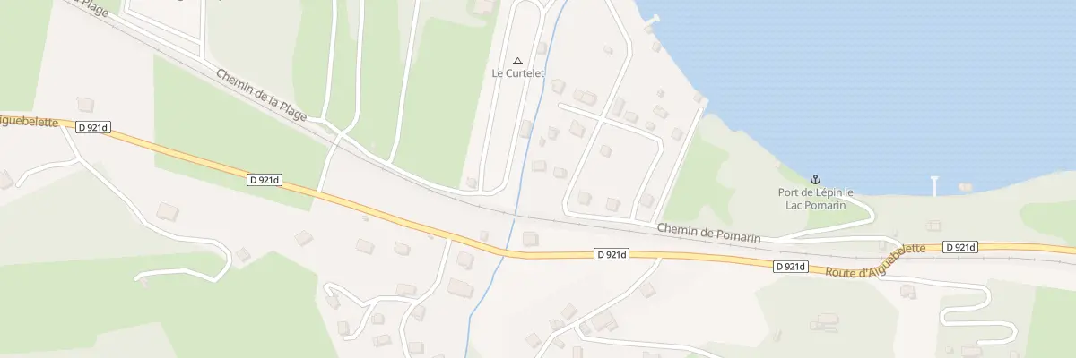 Plan du 232 Lot Le Grand Pré à Lépin-le-Lac