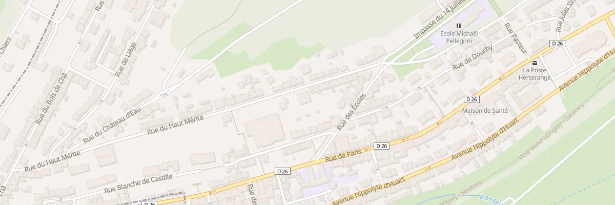 Plan du 76 Rue du Haut Mérite à Herserange