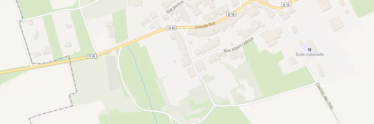 Plan du 4B Rue Albert Lebrun à Ville-au-Montois