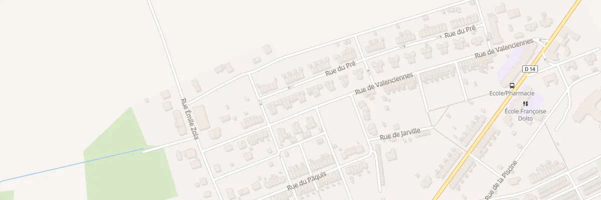 Plan du 112 Rue de Valenciennes à Joudreville