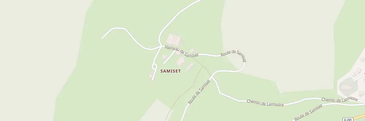 Plan du 5 Ham de Samiset à Larrivoire