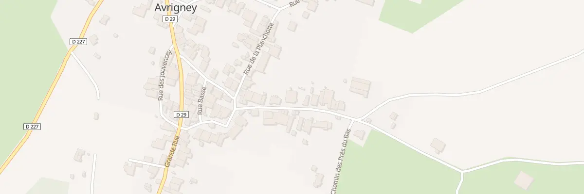 Plan du 5 Rue d’Arpe à Avrigney-Virey