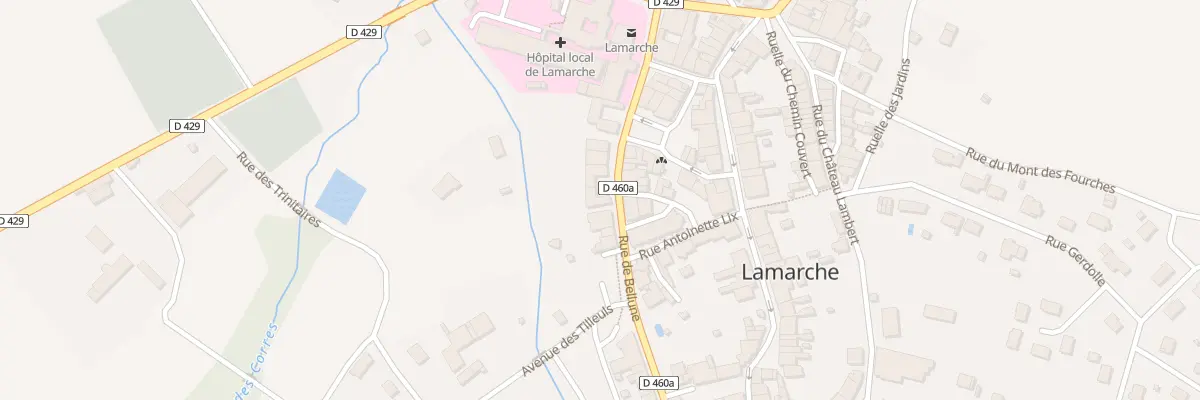Plan du 14 Rue de Bellune à Lamarche