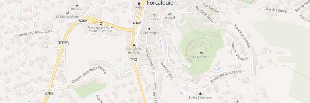 Plan du 5908 Rue Chouran à Forcalquier