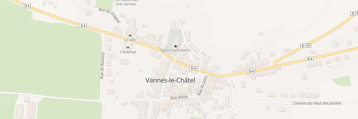 Plan du 19 Rue de la Liberte à Vannes-le-Châtel