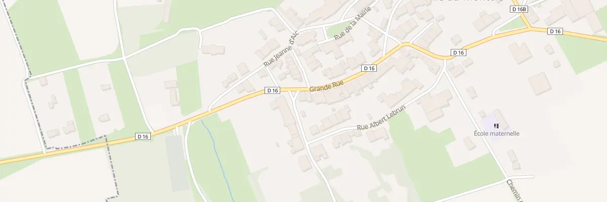 Plan du 1 Rue Albert Lebrun à Ville-au-Montois
