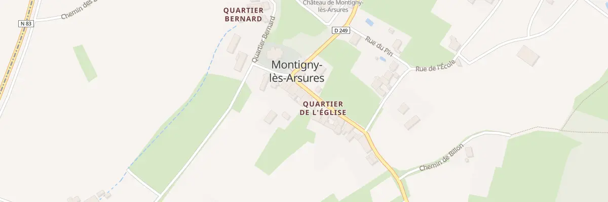 Plan du 5007 Rue de l’Église à Montigny-lès-Arsures