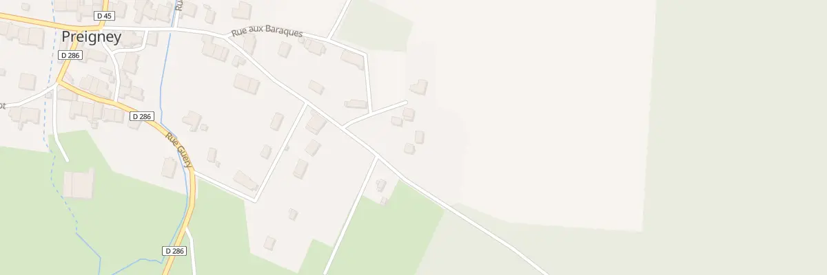 Plan du 15 Rue du Faubourg à Preigney