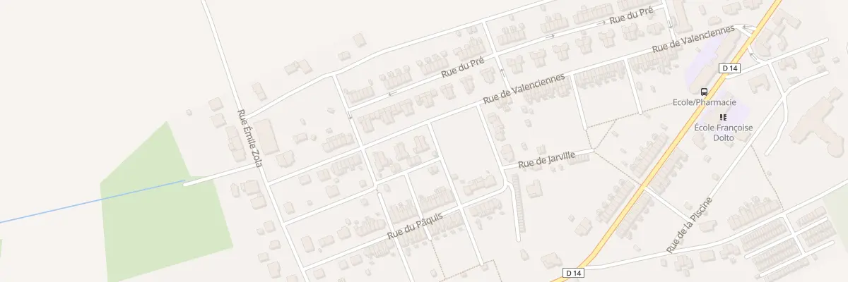 Plan du 105 Rue de Valenciennes à Joudreville