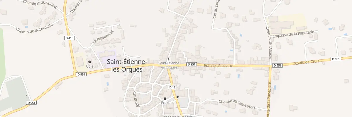 Plan du 16 Pl de la Fontaine Ronde à Saint-Étienne-les-Orgues