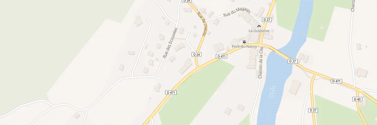 Plan du 14 Rue du Vieux Pont à Pont-du-Navoy