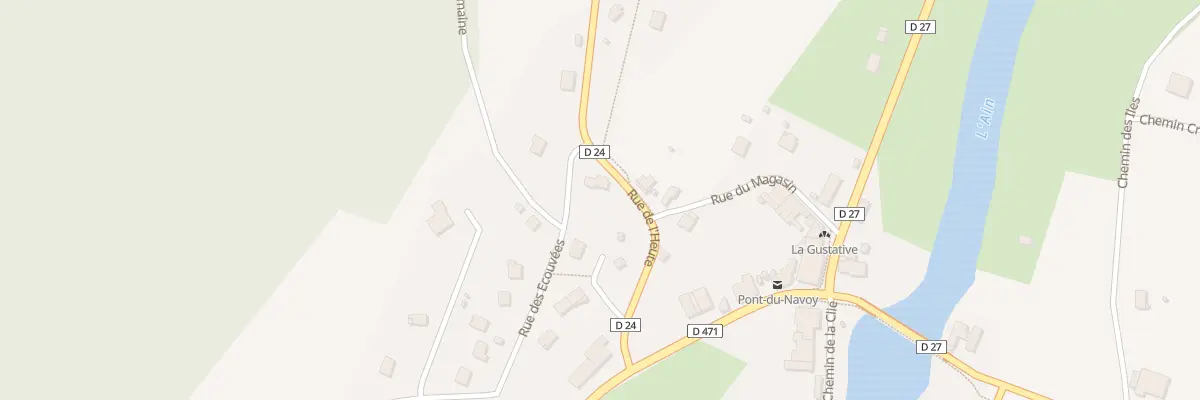 Plan du 1 Rue de l’Heute à Pont-du-Navoy