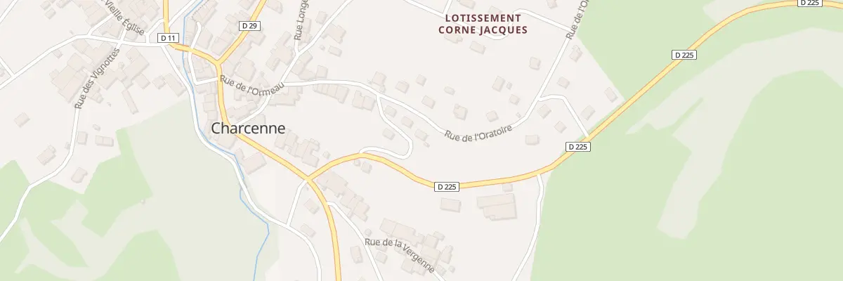 Plan du 2 Rue Nouvelle à Charcenne