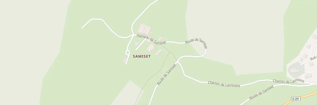 Plan du 1 Ham de Samiset à Larrivoire