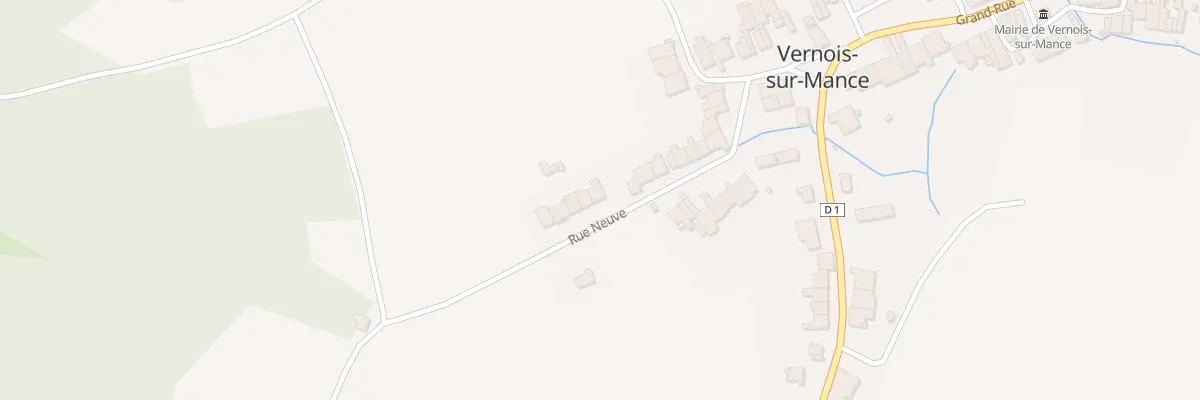 Plan du 20 Rue Neuve à Vernois-sur-Mance
