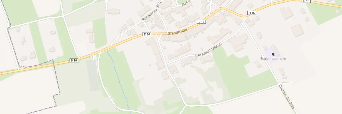 Plan du 3 Rue Albert Lebrun à Ville-au-Montois