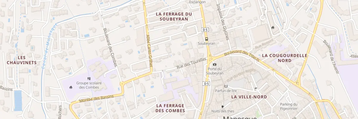 Plan du 8B Rue des Tourelles à Manosque
