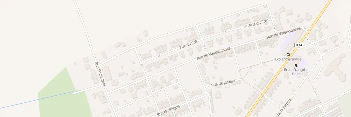 Plan du 98 Rue de Valenciennes à Joudreville