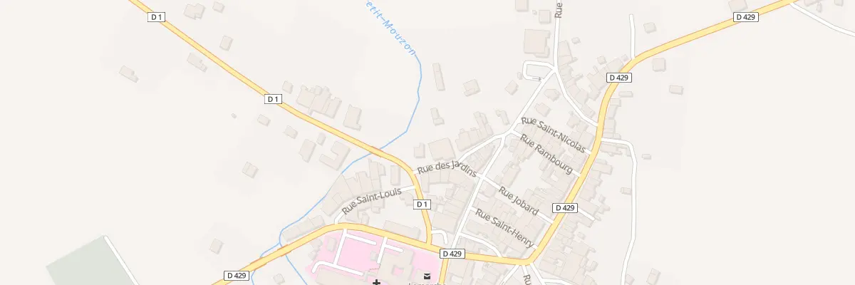 Plan du 22B Rue Saint-nicolas à Lamarche