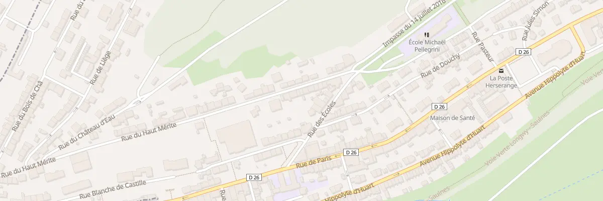 Plan du 84 Rue du Haut Mérite à Herserange