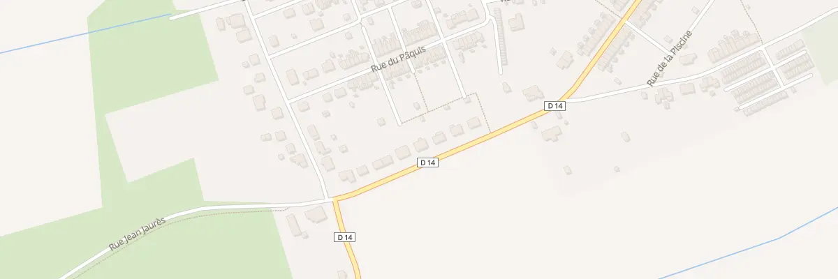 Plan du 14B Rue Jules Ferry à Joudreville