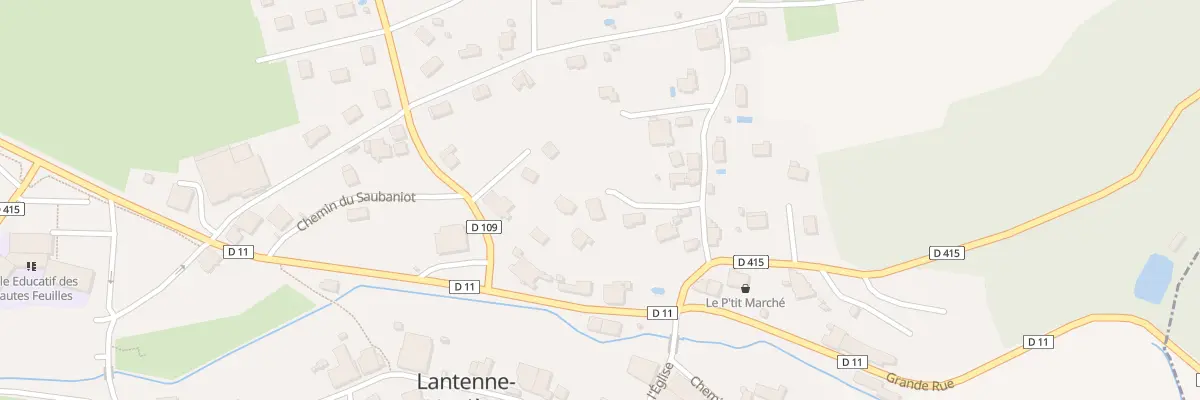 Plan du 7 Rue de la Citadelle à Lantenne-Vertière