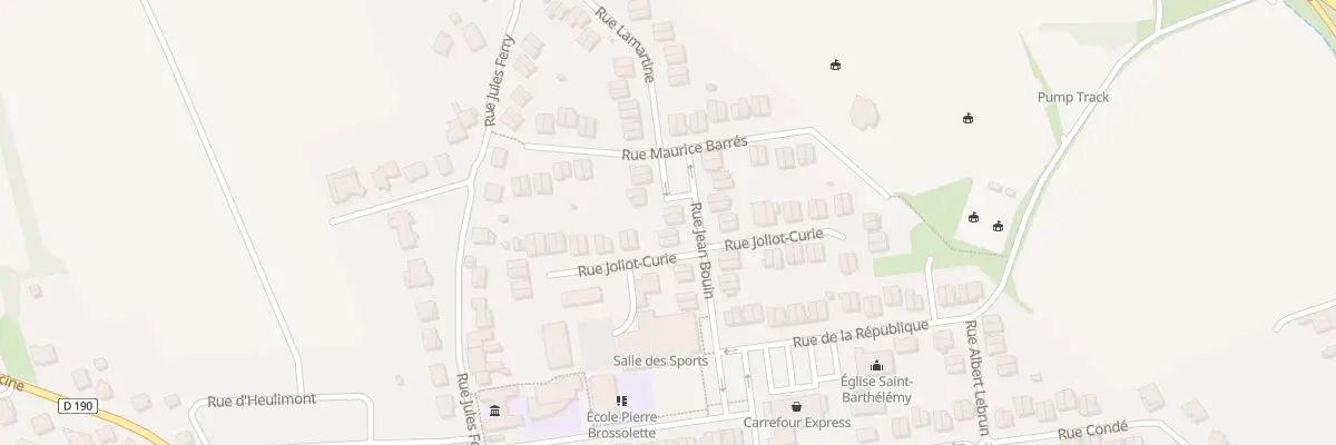 Plan du 13 Rue Jean Bouin à Mexy
