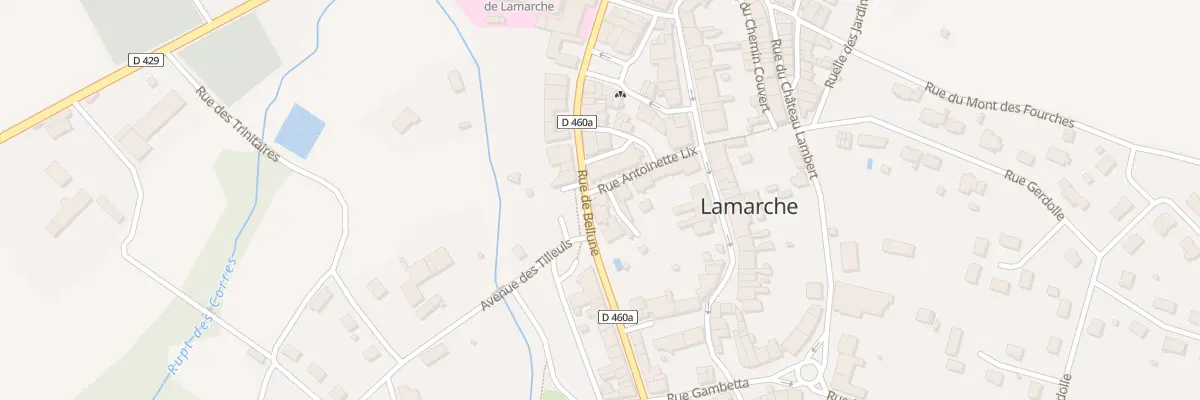 Plan du 1 Rue Antoinette Lix à Lamarche