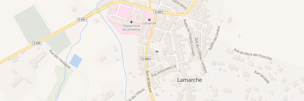 Plan du 2 Pl Bellune à Lamarche