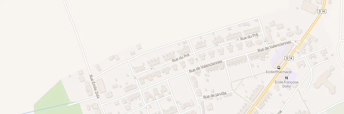 Plan du 86 Rue du Pré à Joudreville