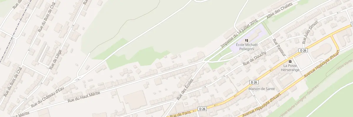 Plan du 77 Rue du Haut Mérite à Herserange