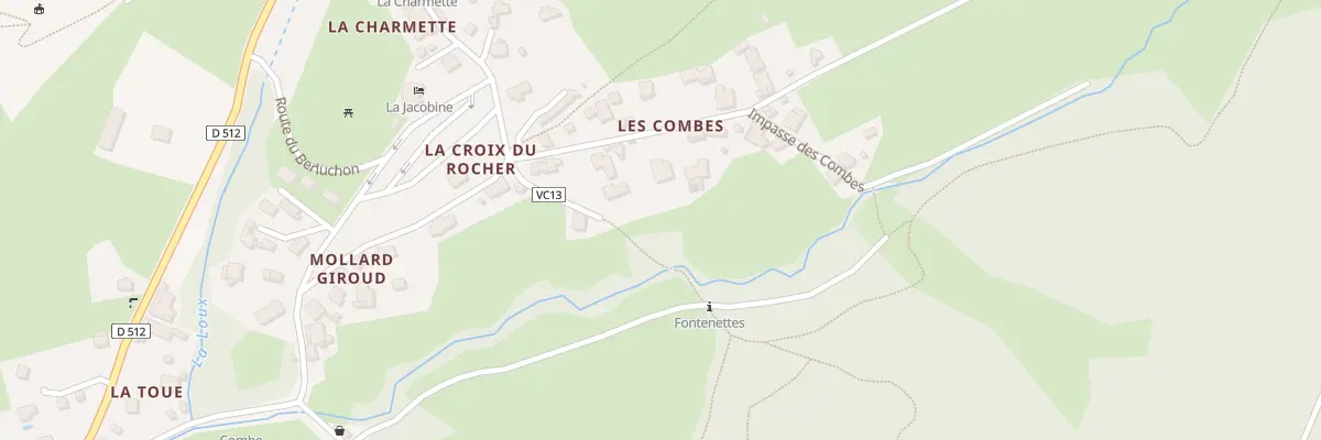 Plan du 110 Che des Combes au Sappey-en-Chartreuse