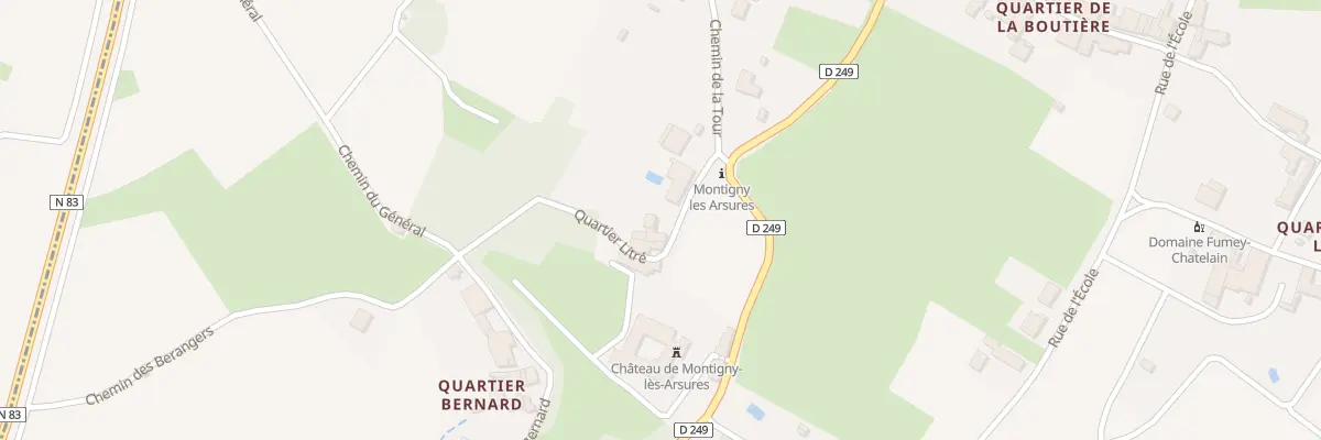 Plan de Quartier Litré à Montigny-lès-Arsures