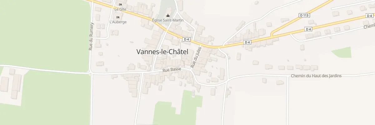 Plan du 17 Rue Basse à Vannes-le-Châtel