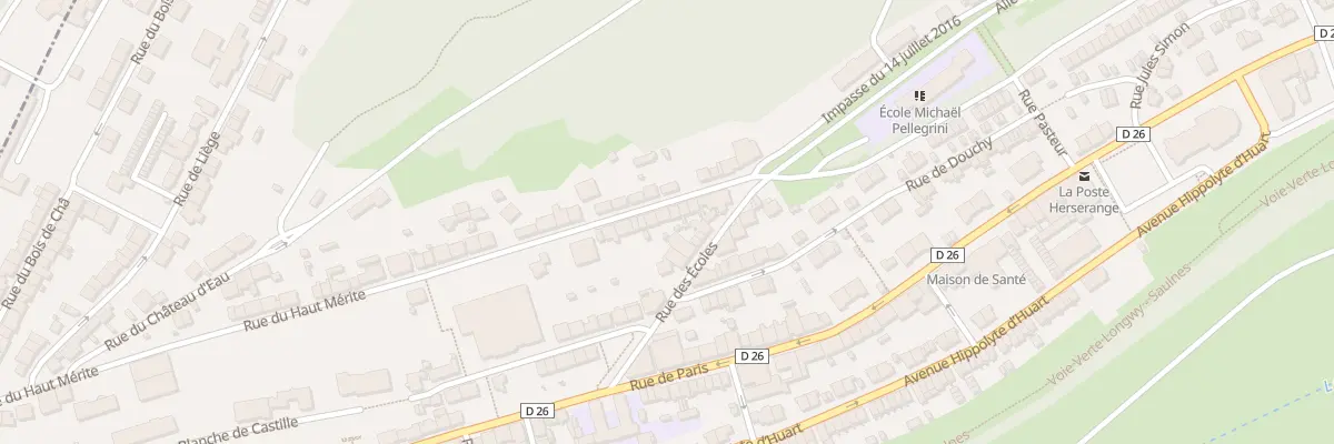 Plan du 88 Rue du Haut Mérite à Herserange