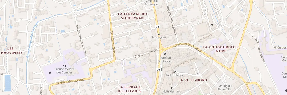 Plan du 6 Rue des Tourelles à Manosque
