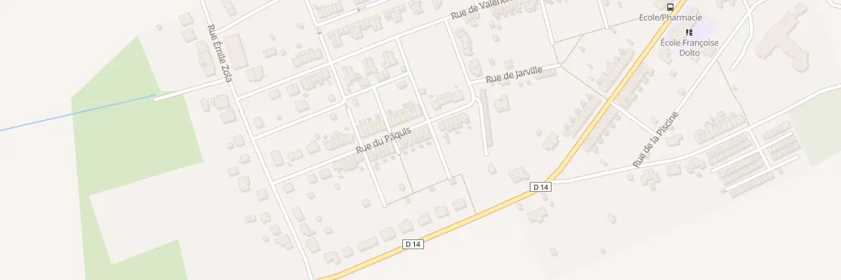 Plan du 29 Rue du Paquis à Joudreville